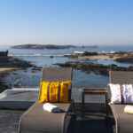 Terraza con vista al mar