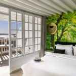 Bedroom with sea view